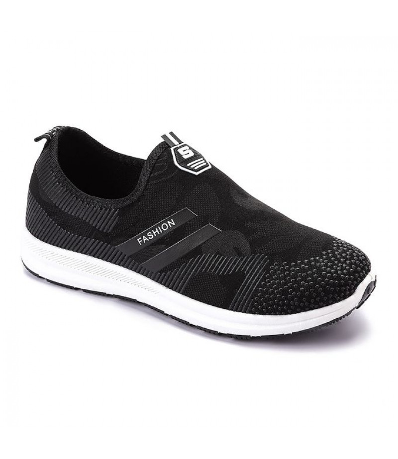 Grinta Slip On Canvas Sneakers - Black