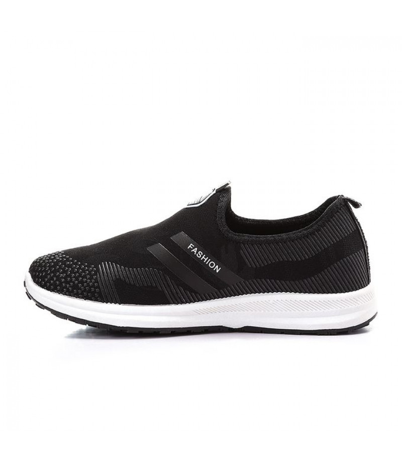 Grinta Slip On Canvas Sneakers - Black